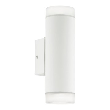 Eglo 96504 - LED utomhus Väggbelysning RIGA 2xGU10/5W