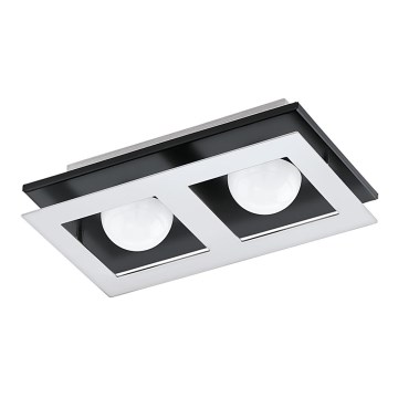 Eglo 96532 - LED Dimbar Takbelysning BELLAMONTE 1 2xLED/3.3W/230V