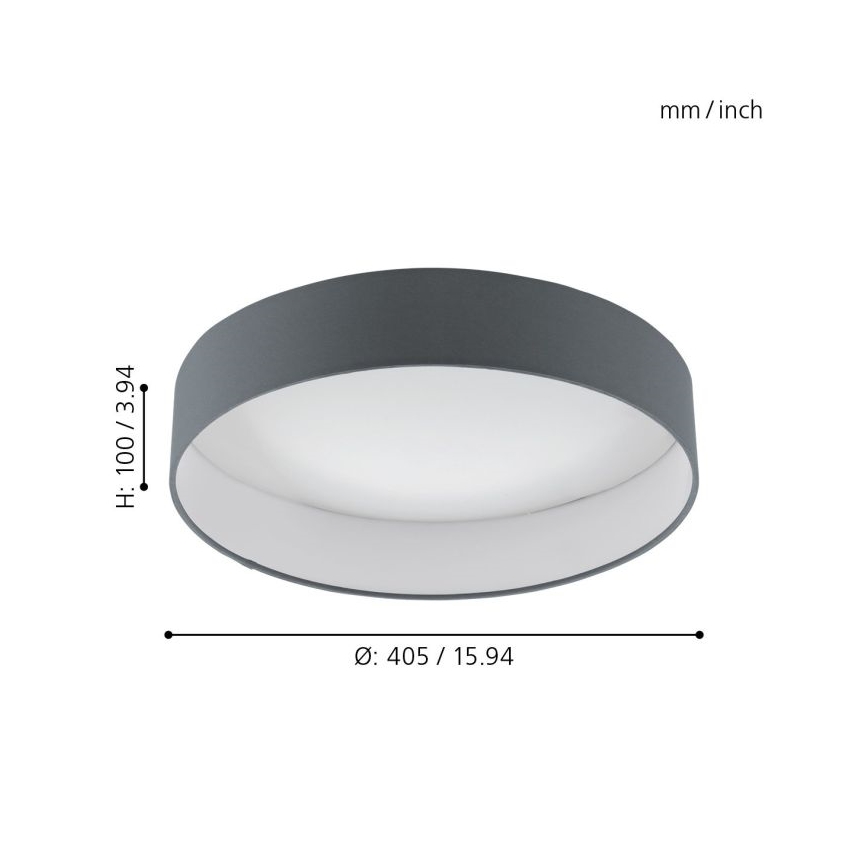 Eglo - LED Dimbar taklampa 1xLED/18W/230V