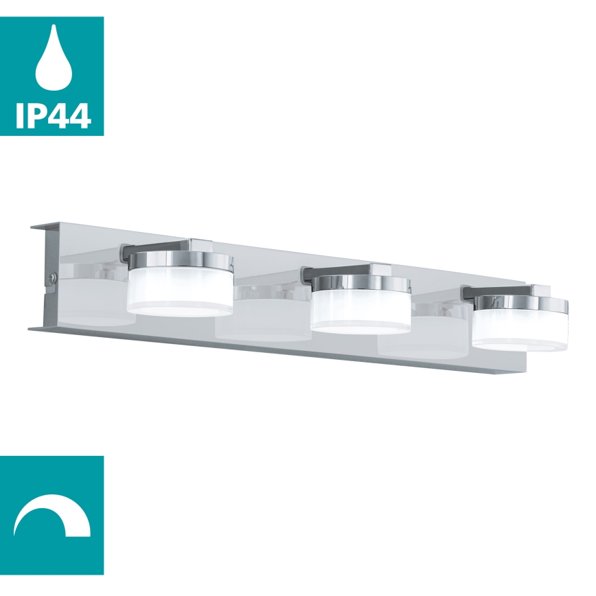 Eglo - LED Ljusreglerad Vägglampa för badrum 3xLED/7,2W/ IP44