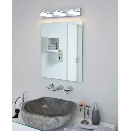 Eglo - LED Ljusreglerad Vägglampa för badrum 3xLED/7,2W/ IP44