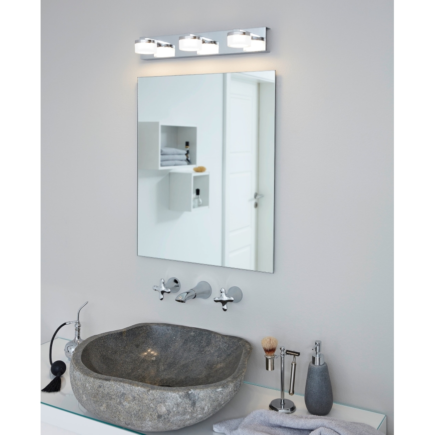 Eglo - LED Ljusreglerad Vägglampa för badrum 3xLED/7,2W/ IP44