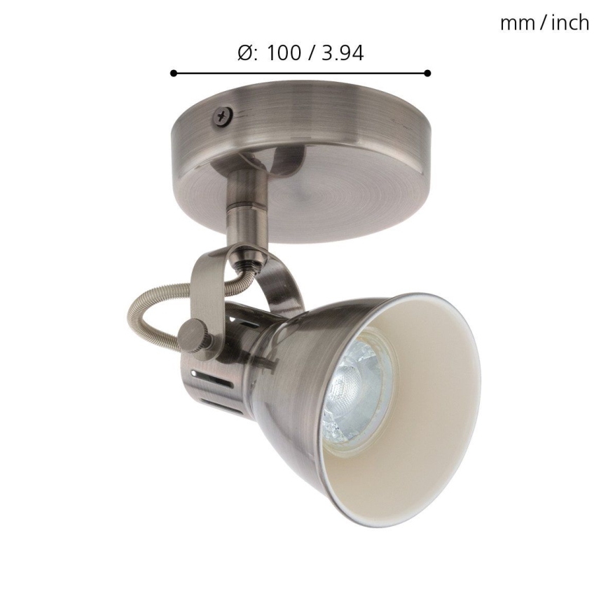Eglo 96552 - LED spotlight SERAS 1xGU10/3.3W/230V