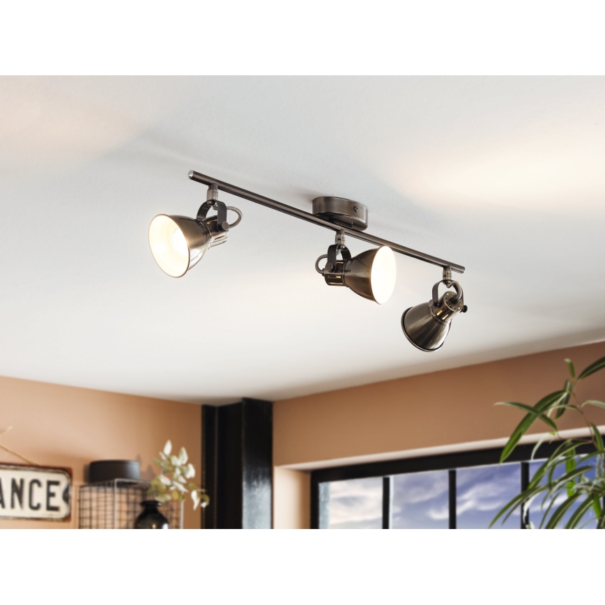 Eglo 96554 - LED spotlight SERAS 3xGU10/3.3W/230V