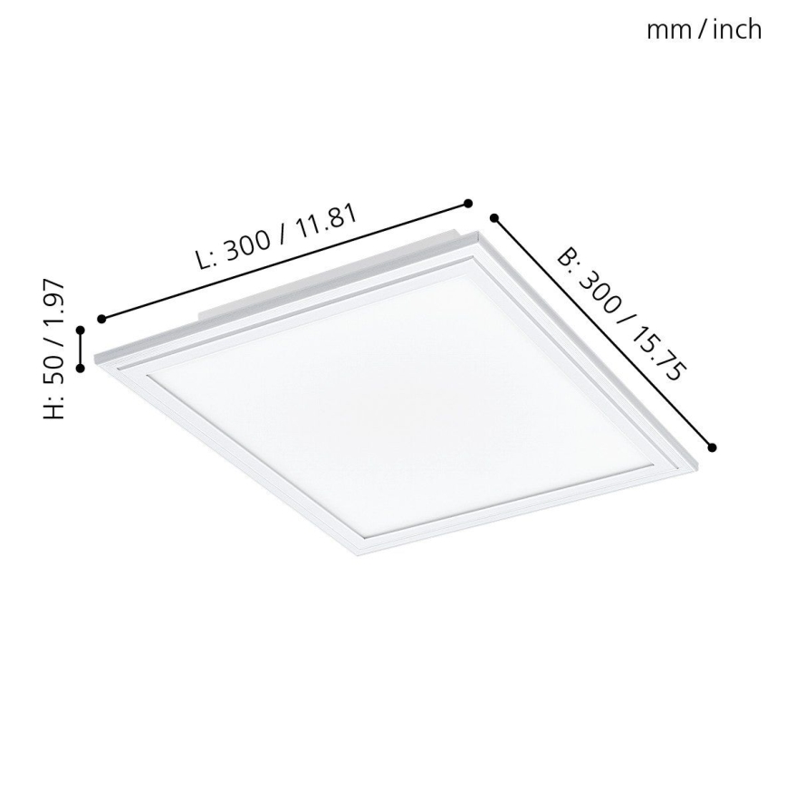 Eglo 96662 - LED Dimbar belysning SALOBRENA-C LED/16W + Fjärrkontroll