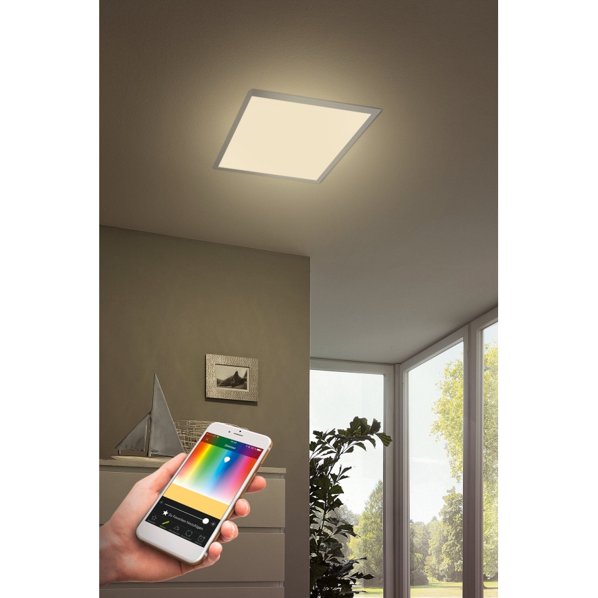Eglo - LED RGBW Ljusreglerad belysning SALOBRENA-C LED/30,5W/230V + fjärrkontroll