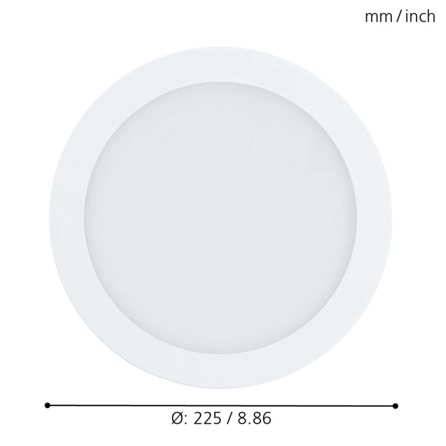 Eglo 96668 - LED RGB Dimbar infälld belysning FUEVA-C LED/15,6W/230V