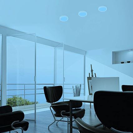Eglo - LED RGBW Dimbar taklampa FUEVA-C LED/15,6W/230V Bluetooth
