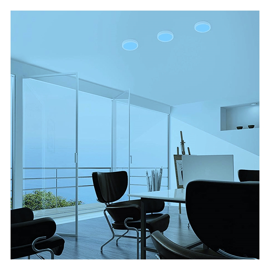 Eglo - LED RGBW Dimbar taklampa FUEVA-C LED/15,6W/230V Bluetooth