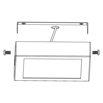 Eglo 96672 - LED RGB Dimbar Takbelysning FUEVA-C LED/15,6W/230V