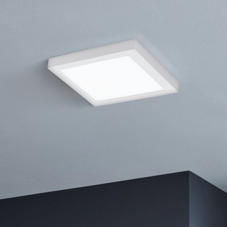 Eglo - LED RGBW dimbar taklampa FUEVA-C LED/15,6W/230V Bluetooth 22,5x22,5 cm