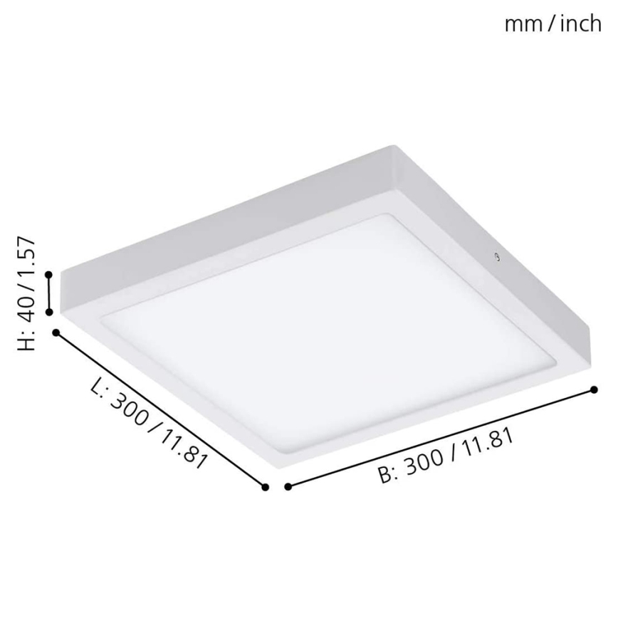 Eglo 96673 - LED RGB Dimbar Takbelysning FUEVA-C LED/21W/230V