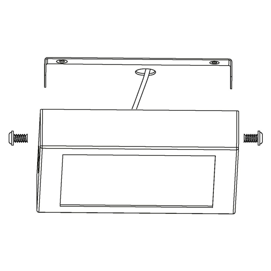 Eglo 96673 - LED RGB Dimbar Takbelysning FUEVA-C LED/21W/230V
