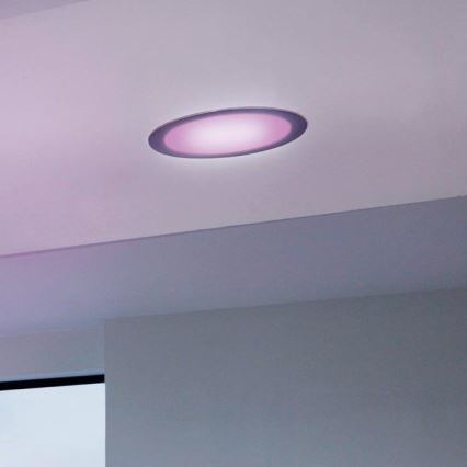 Eglo 96676 - LED RGB Dimbar infälld belysning FUEVA-C LED/15,6W/230V