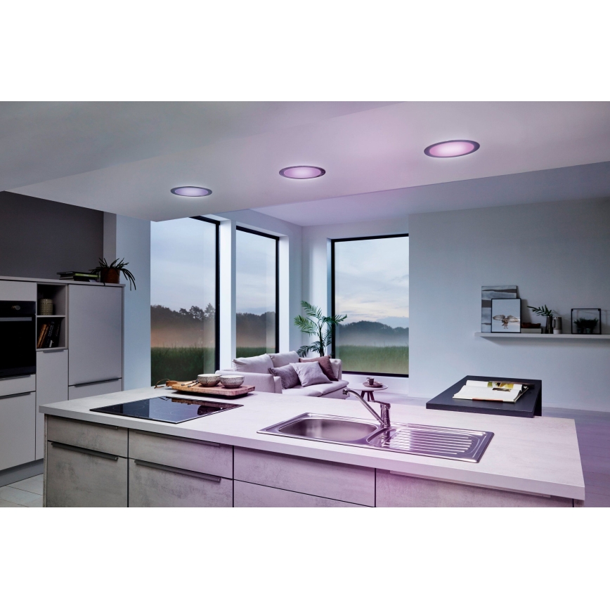 Eglo 96676 - LED RGB Dimbar infälld belysning FUEVA-C LED/15,6W/230V