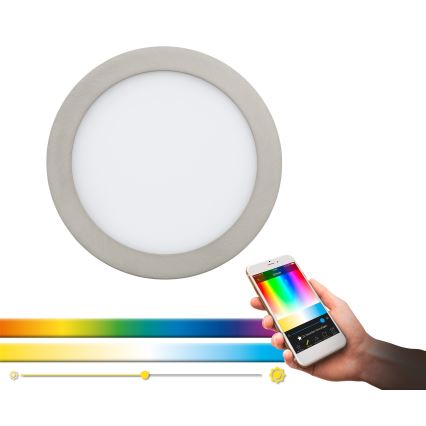 Eglo 96676 - LED RGB Dimbar infälld belysning FUEVA-C LED/15,6W/230V