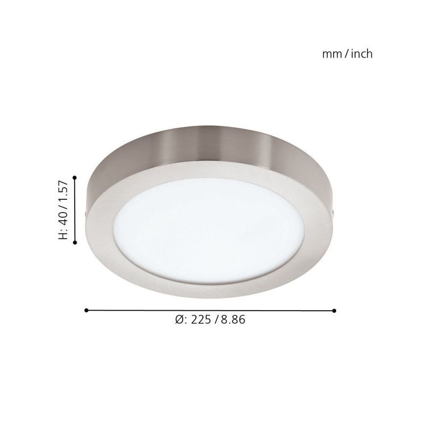 Eglo 96677 - LED RGB Dimbar Takbelysning FUEVA-C LED/15,6W/230V