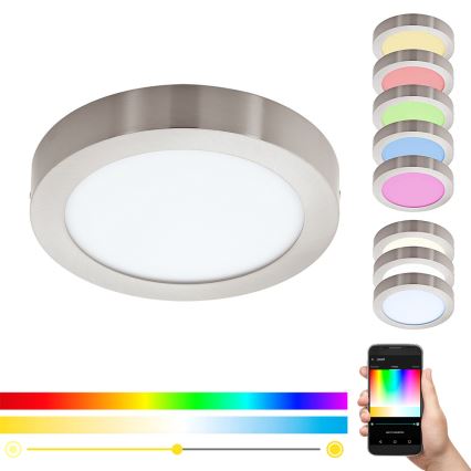 Eglo 96678 - LED RGB Dimbar Takbelysning FUEVA-C LED/21W/230V