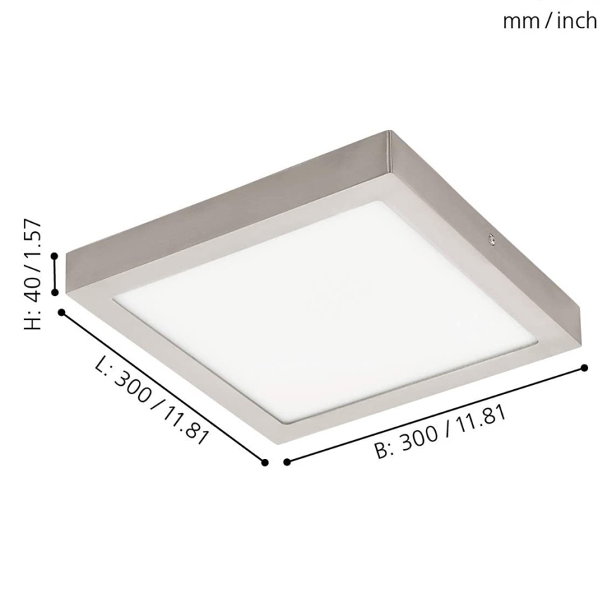 Eglo 96681 - LED RGB Dimbar Takbelysning FUEVA-C LED/21W/230V