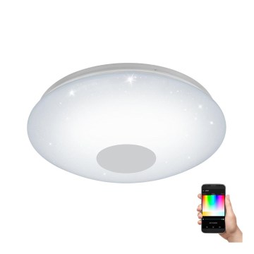 Eglo 96684 - LED Dimbar Takbelysning  VOLTAGO-C LED/17W/230V