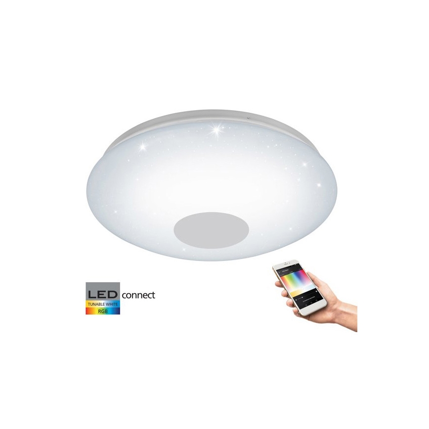Eglo 96684 - LED Dimbar Takbelysning  VOLTAGO-C LED/17W/230V