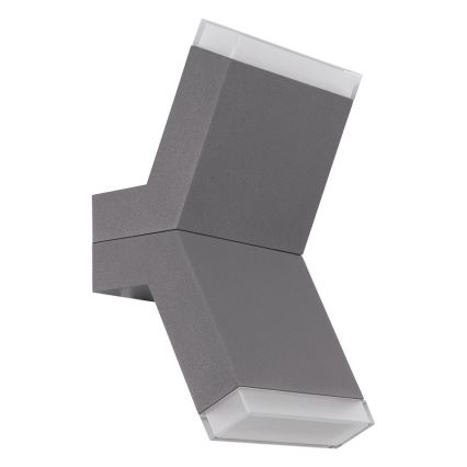Eglo 96706 - LED Väggbelysning CANTZO 2xLED/4W/230V grå