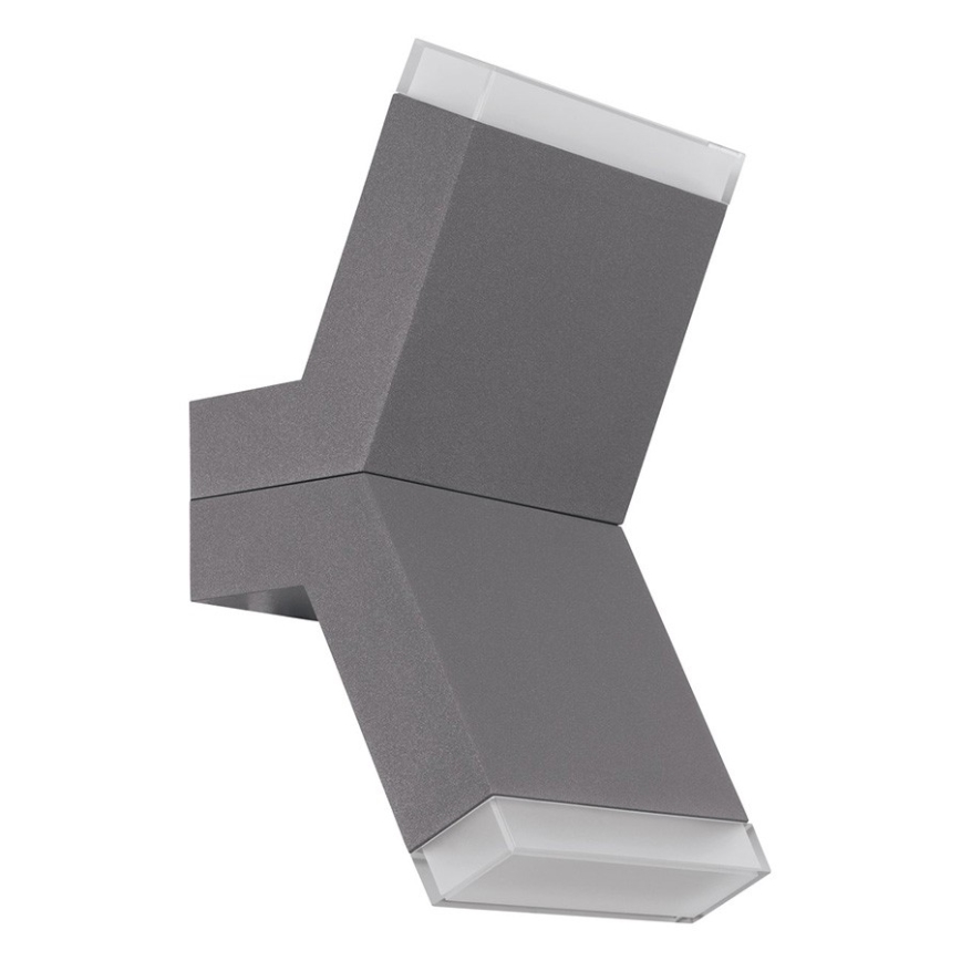 Eglo 96706 - LED Väggbelysning CANTZO 2xLED/4W/230V grå