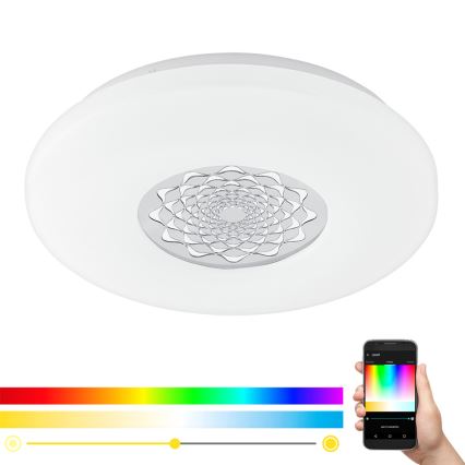 Eglo 96821 - LED Dimbar Takbelysning  CAPASSO-C LED/17W/230V