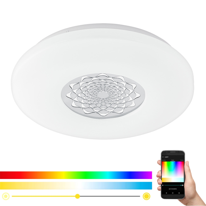 Eglo 96821 - LED Dimbar Takbelysning  CAPASSO-C LED/17W/230V