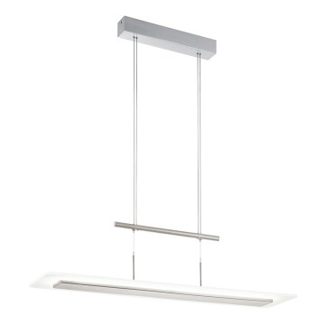 Eglo 96864 - LED ljusreglerad Ljuskrona med upphängningsrem  MANRESA 1xLED/28W/230V