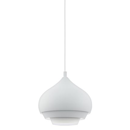 Eglo 96883 - Ljuskrona med snöre CAMBORNE 1xE27/60W/230V vit