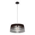 Eglo 96956 - Ljuskrona med snöre ARTANA 1xE27/60W/230V grå/svart 480  mm