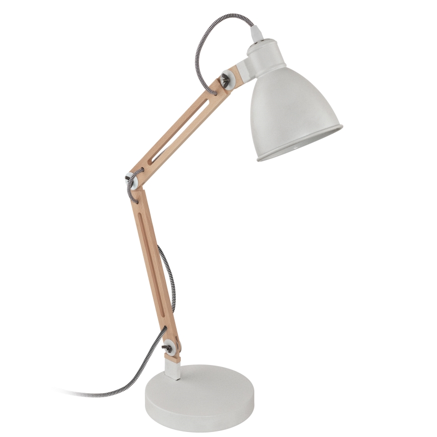 Eglo 96957 - Bordslampa TORONA 1 1xE14/28W/230V vit