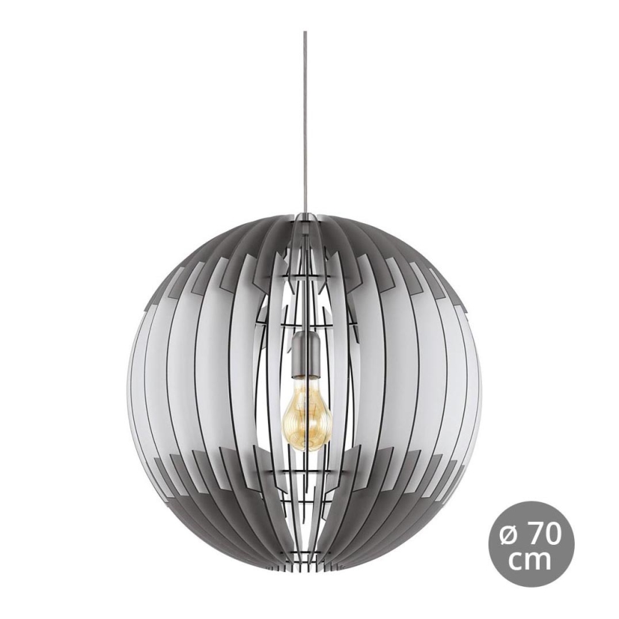 Eglo 96974 - Hängande lampa OLMERO 1xE27/60W/230V 700  mm