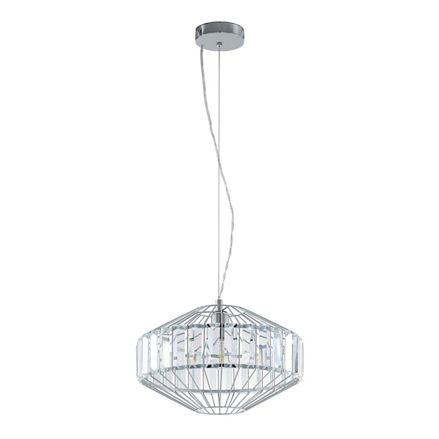 Eglo 96987 - Ljuskrona med textilsladd PEDROLA 1xE27/60W/230V