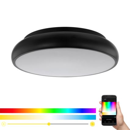 Eglo 96996 - LED RGB Taklampa RIODEVA-C 1xLED/27W/230V
