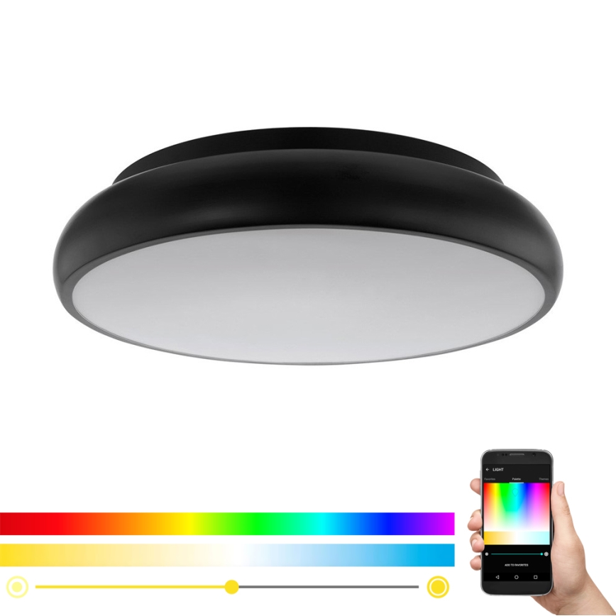 Eglo 96996 - LED RGB Taklampa RIODEVA-C 1xLED/27W/230V