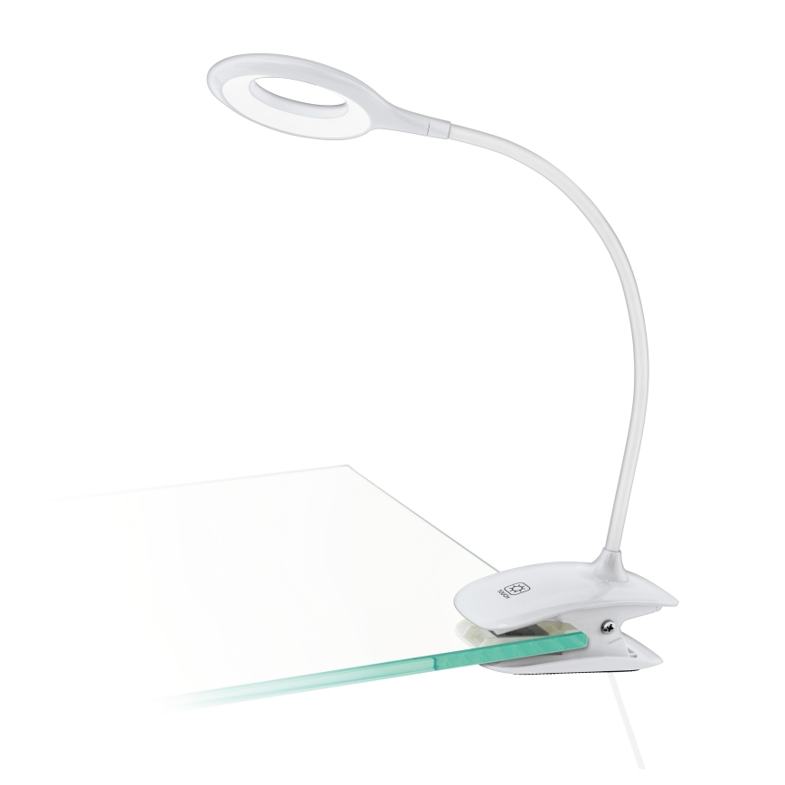 Eglo 97077 - LED-lampa med klämma CABADO 1xLED/3W/230V vit