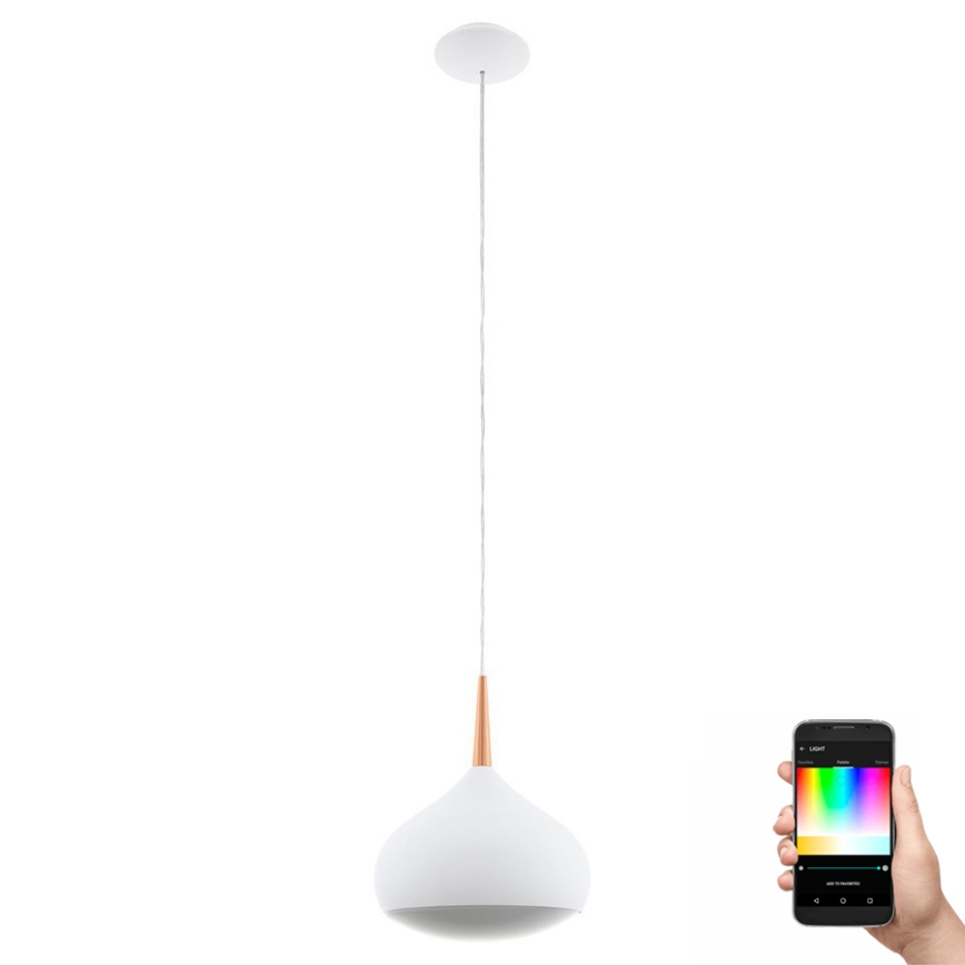 Eglo 97087 - LED RGBW Ljusreglerad Pendellampa COMBA-C 1xLED/18W/230V