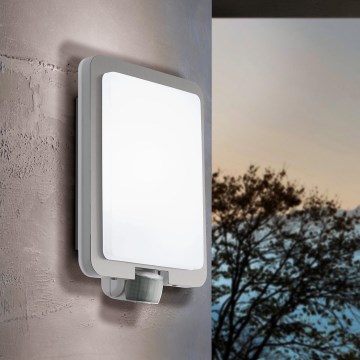 Eglo 97218 - Utomhus Väggbelysning med sensor MUSSOTTO 1xE27/28W/230V IP44
