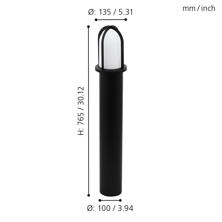 Eglo 97229 - Utomhuslampa PAULLO 1xE27/40W/230V 765 mm