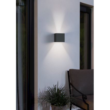 Eglo 97242 - Utomhus LED Väggbelysning CALPINO 2xLED/3,3W/230V IP54