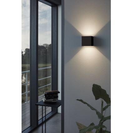 Eglo 97242 - Utomhus LED Väggbelysning CALPINO 2xLED/3,3W/230V IP54