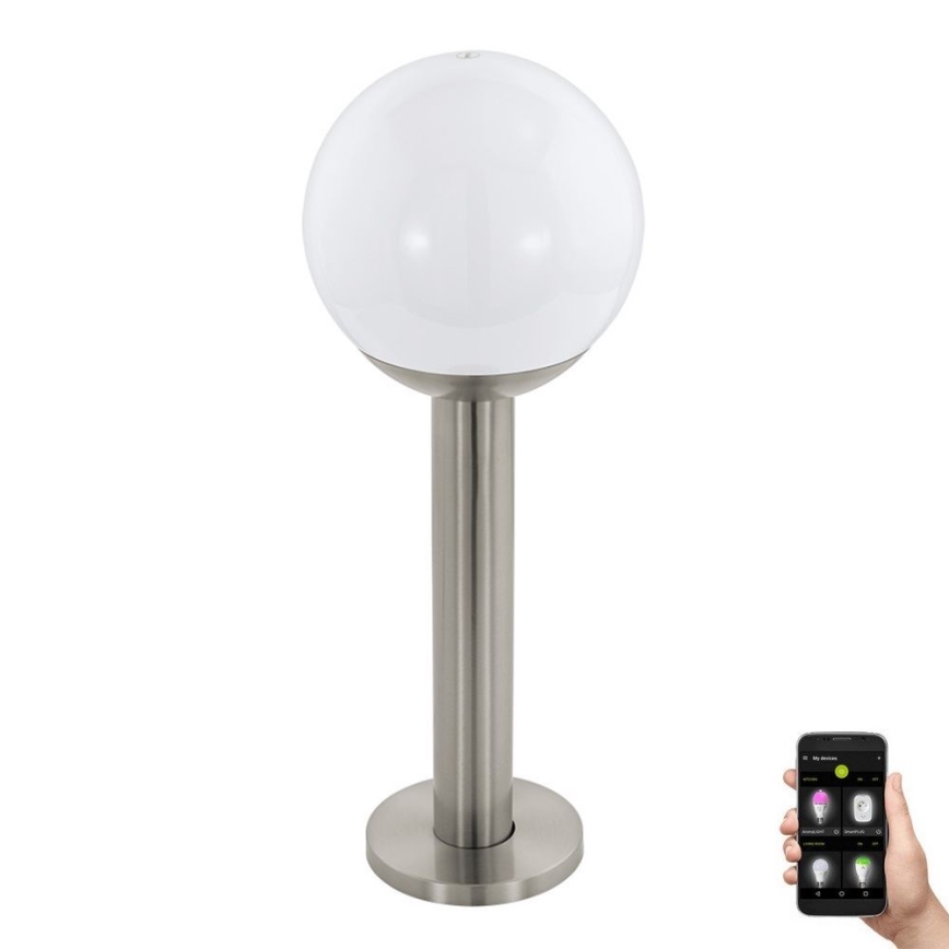 Eglo - LED ljusreglerad utomhuslampa NISIA-C 1xE27/9W/230V 525 mm IP44