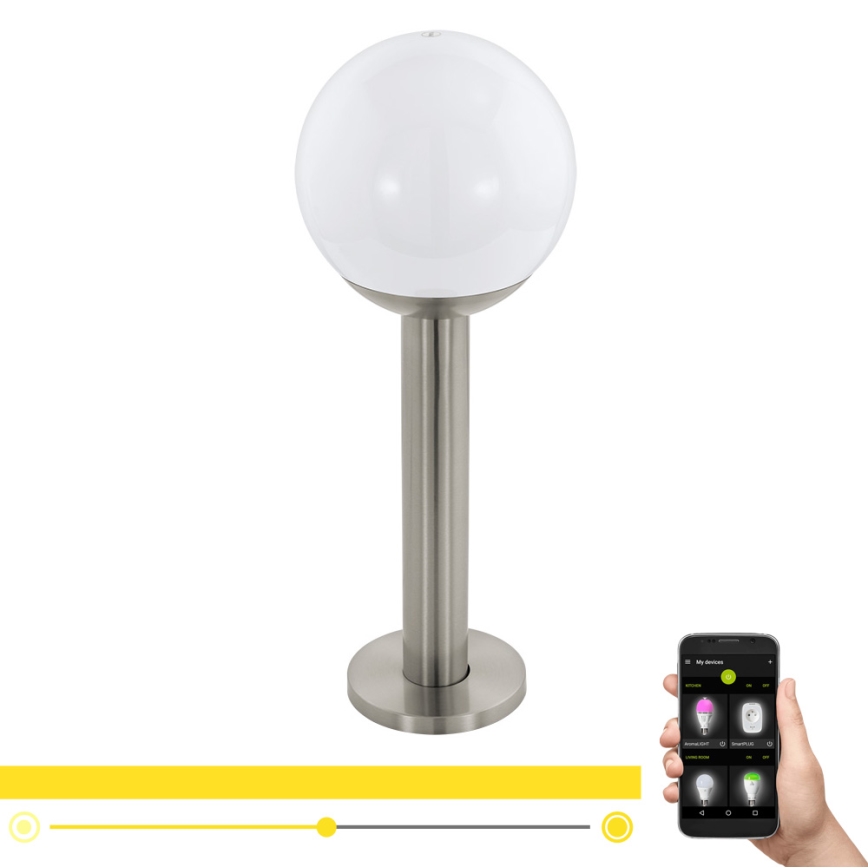 Eglo - LED ljusreglerad utomhuslampa NISIA-C 1xE27/9W/230V 525 mm IP44