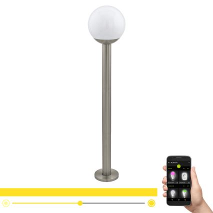 Eglo - LED ljusreglerad utomhuslampa NISIA-C 1xE27/9W/230V 980 mm IP44