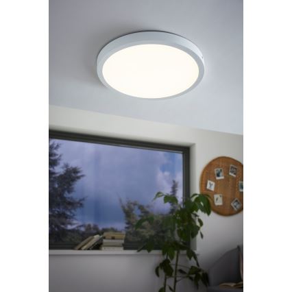 Eglo 97262 - LED Takbelysning FUEVA 1 1xLED/25W/230V vit ROUND 2500 lm