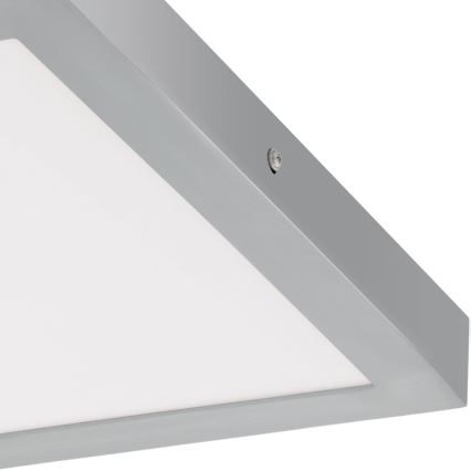 Eglo 97265 - LED Takbelysning FUEVA 1 1xLED/25W/230V silver kantig
