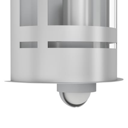 Eglo 97284 - Utomhus Väggbelysning med sensor TRIBANO 1xE27/60W/230V
