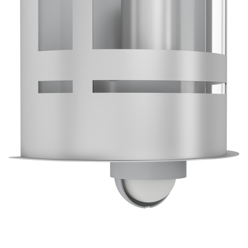 Eglo 97284 - Utomhus Väggbelysning med sensor TRIBANO 1xE27/60W/230V